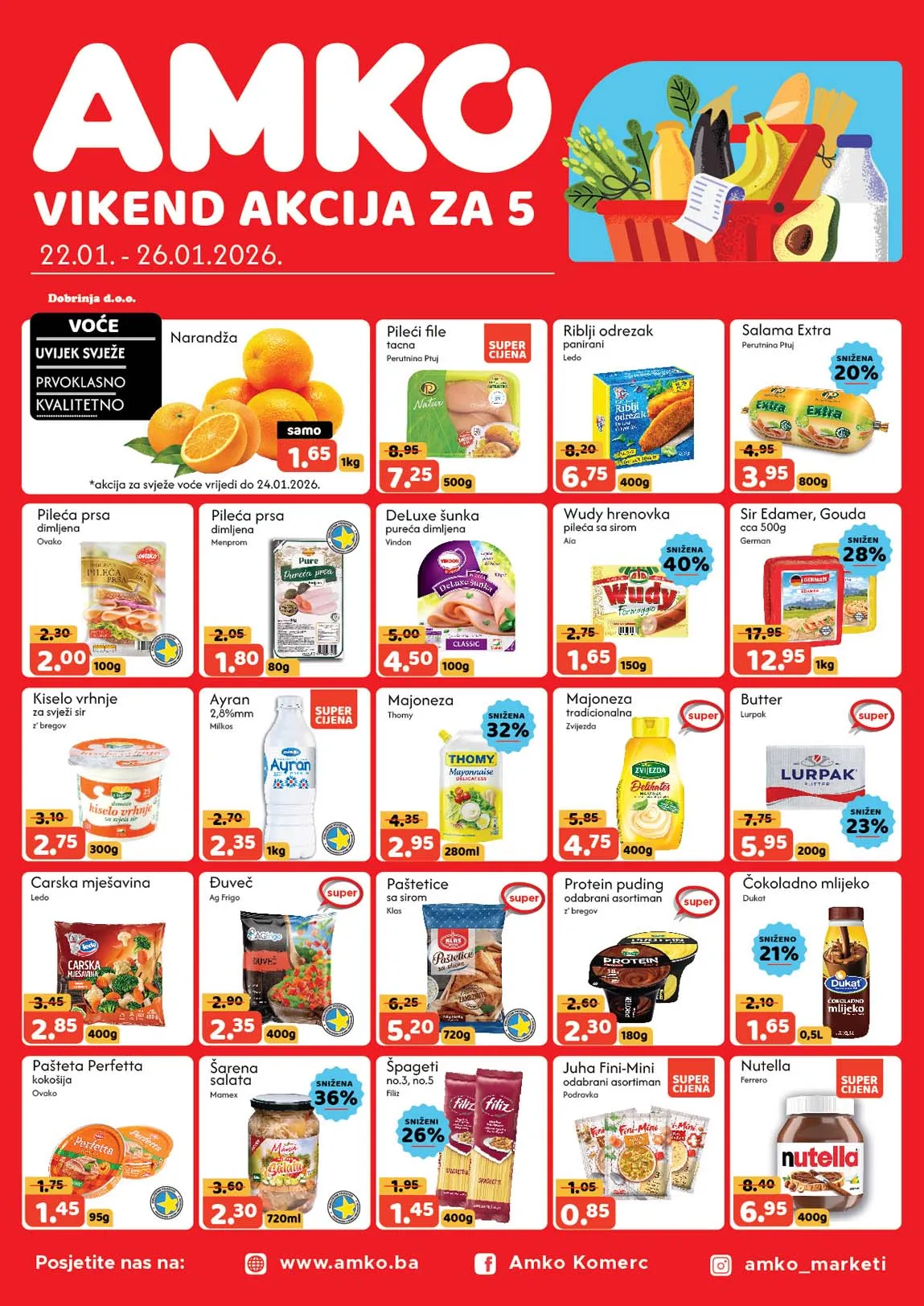 AMKO - Vikend akcija sniženja AMKO marketi