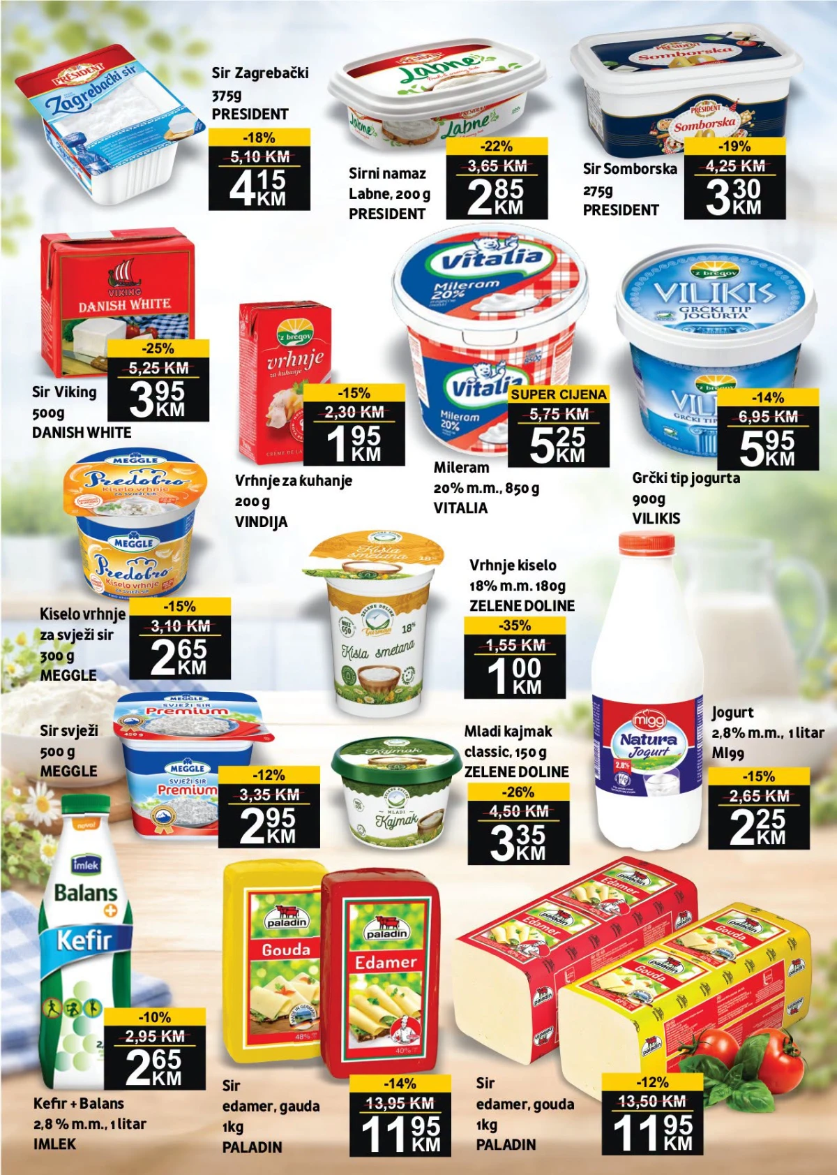 BEST katalog strana 4 – sirevi, kajmak i jogurt po akcijskim cijenama
