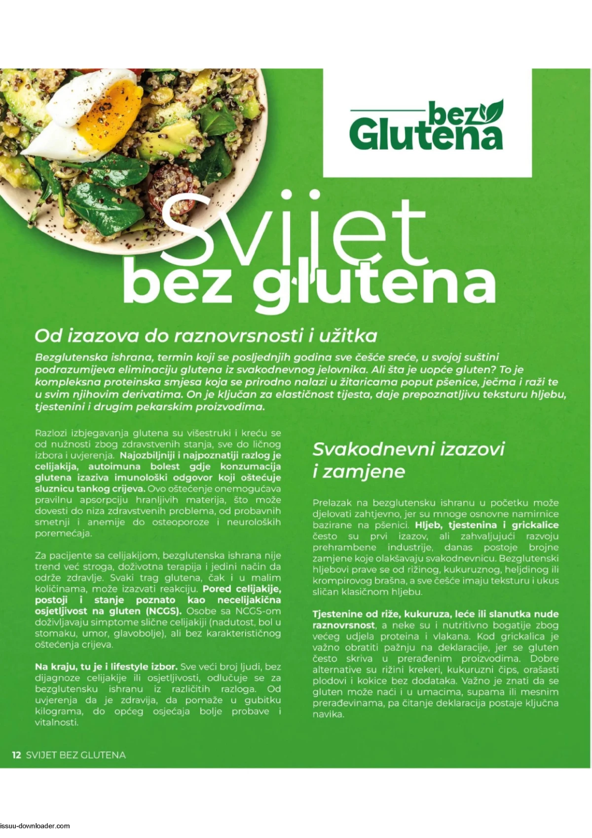Bingo Magazin Plus katalog maj i jun 2026 bezglutenska ishrana i gluten free proizvodi strana 12
