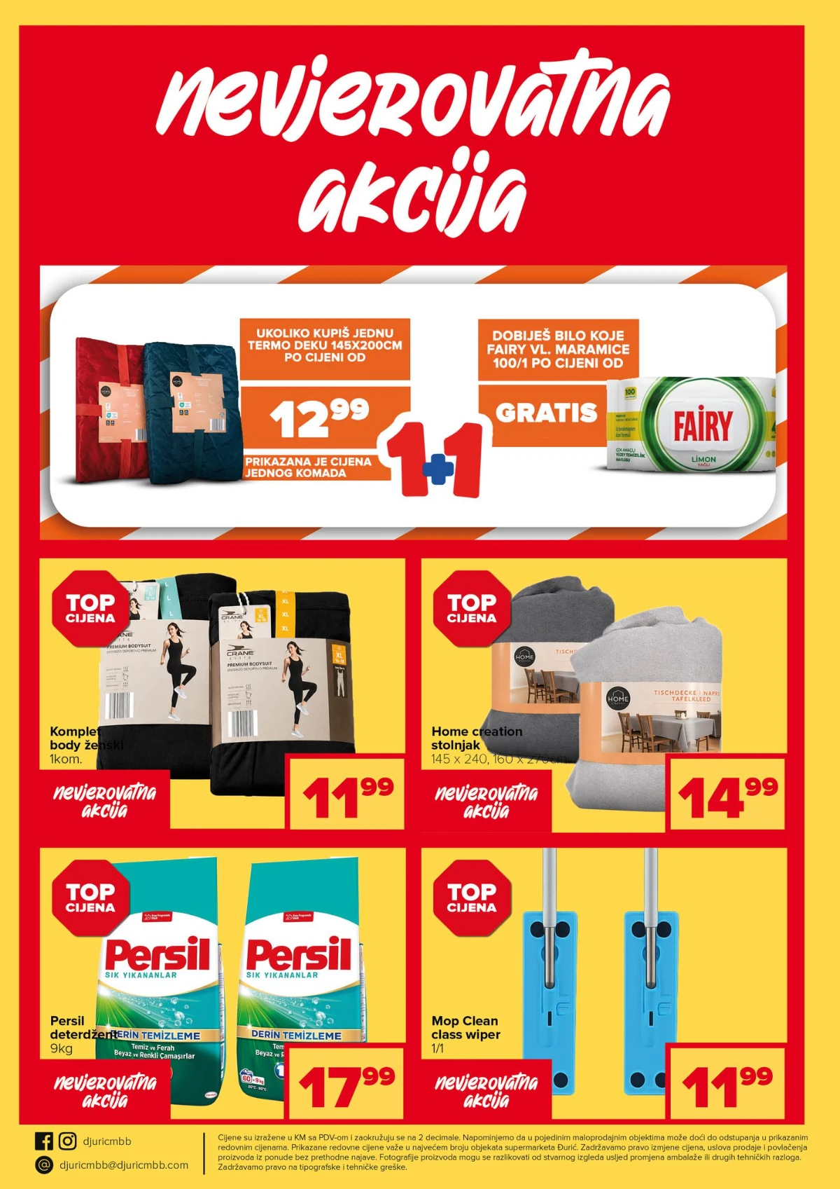 Đurić katalog akcija 21.05–03.06.2026 – prehrana, piće i kućne potrepštine na sniženju
