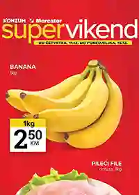 Snizenja Konzum i Mercator Vikend akcija Konzum i Mercator