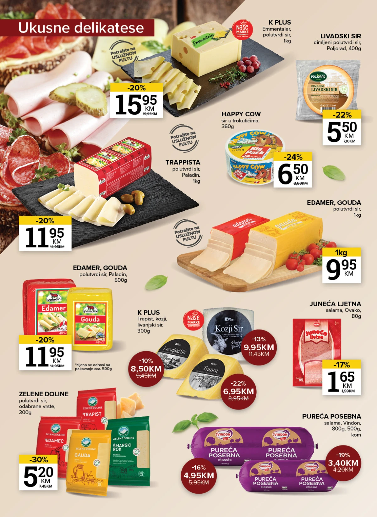 Konzum i Mercator delikatesi i sirevi – strana 10 Konzum i Mercator katalog maj 2026 sirevi delikatesi i premium proizvodi akcija