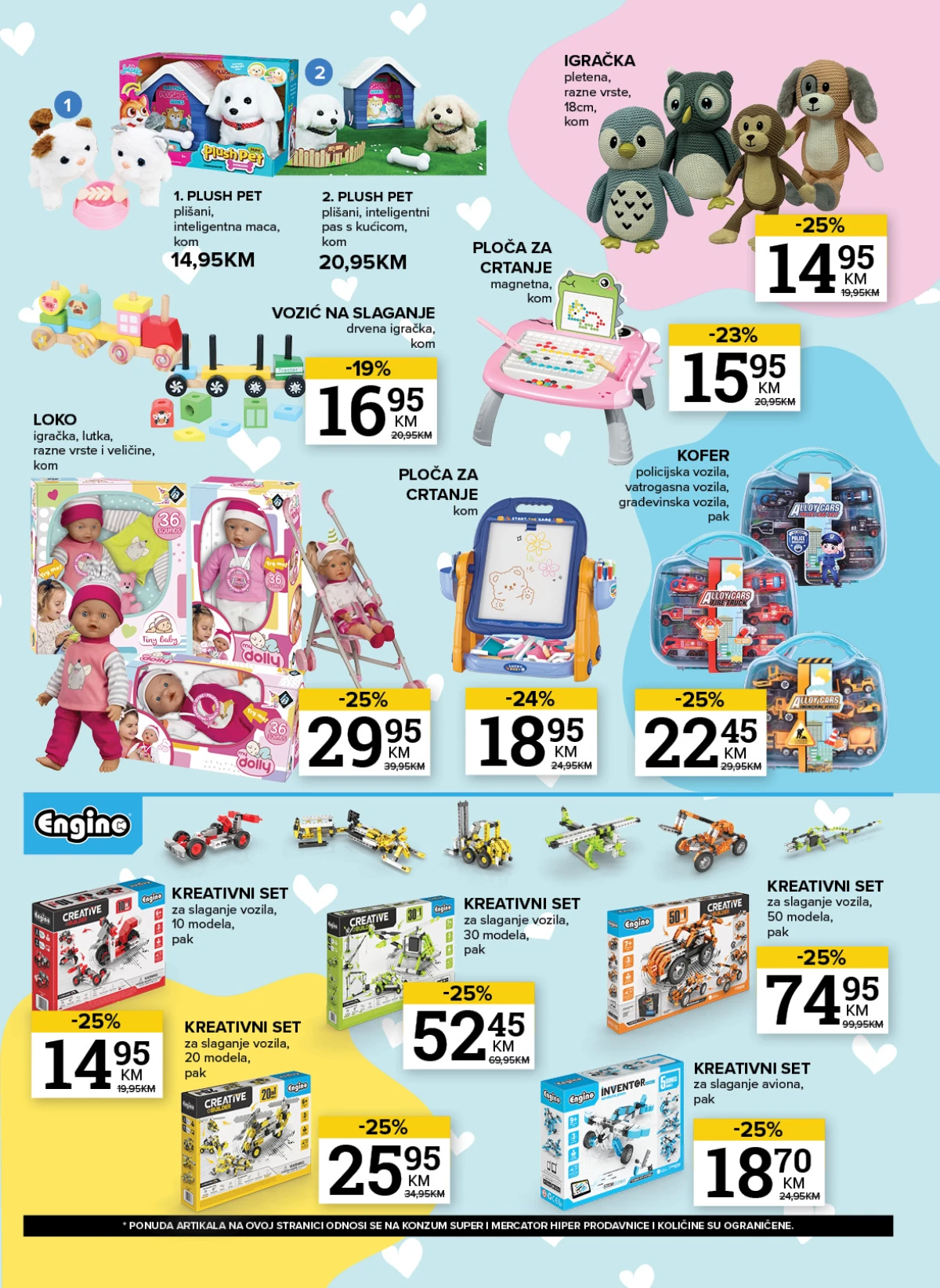 Konzum i Mercator katalog maj 2026 kafa čokolada i deserti akcija