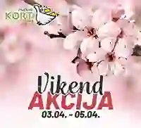 Kort vikend akcija katalog april 2026 – sniženja do 05.04.2026