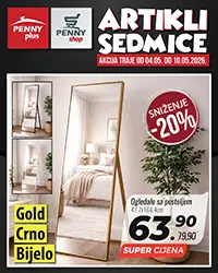 Penny Plus artikli sedmice do 10.05.2026 sniženje do 20% ogledala dekoracije alati