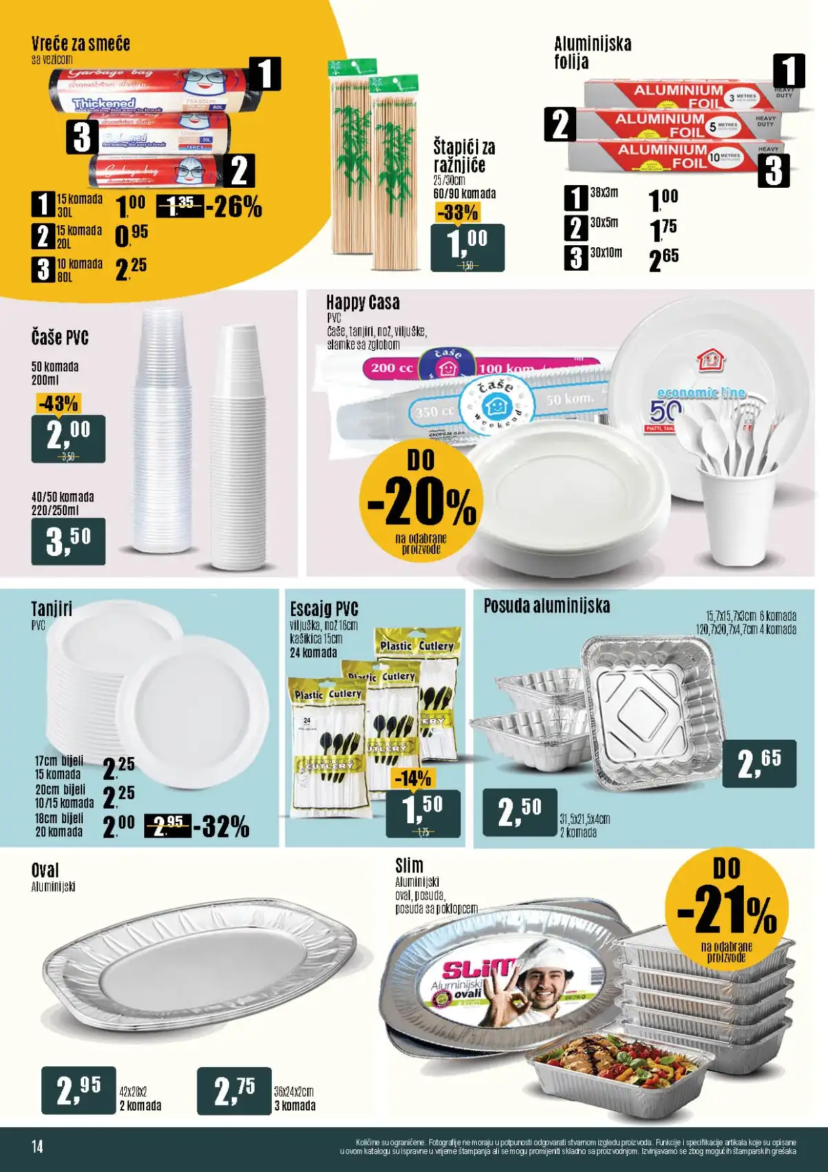 Robot prvomajska akcija do 45 posto sniženja prehrana piće kućne potrepštine april 2026 strana 14
