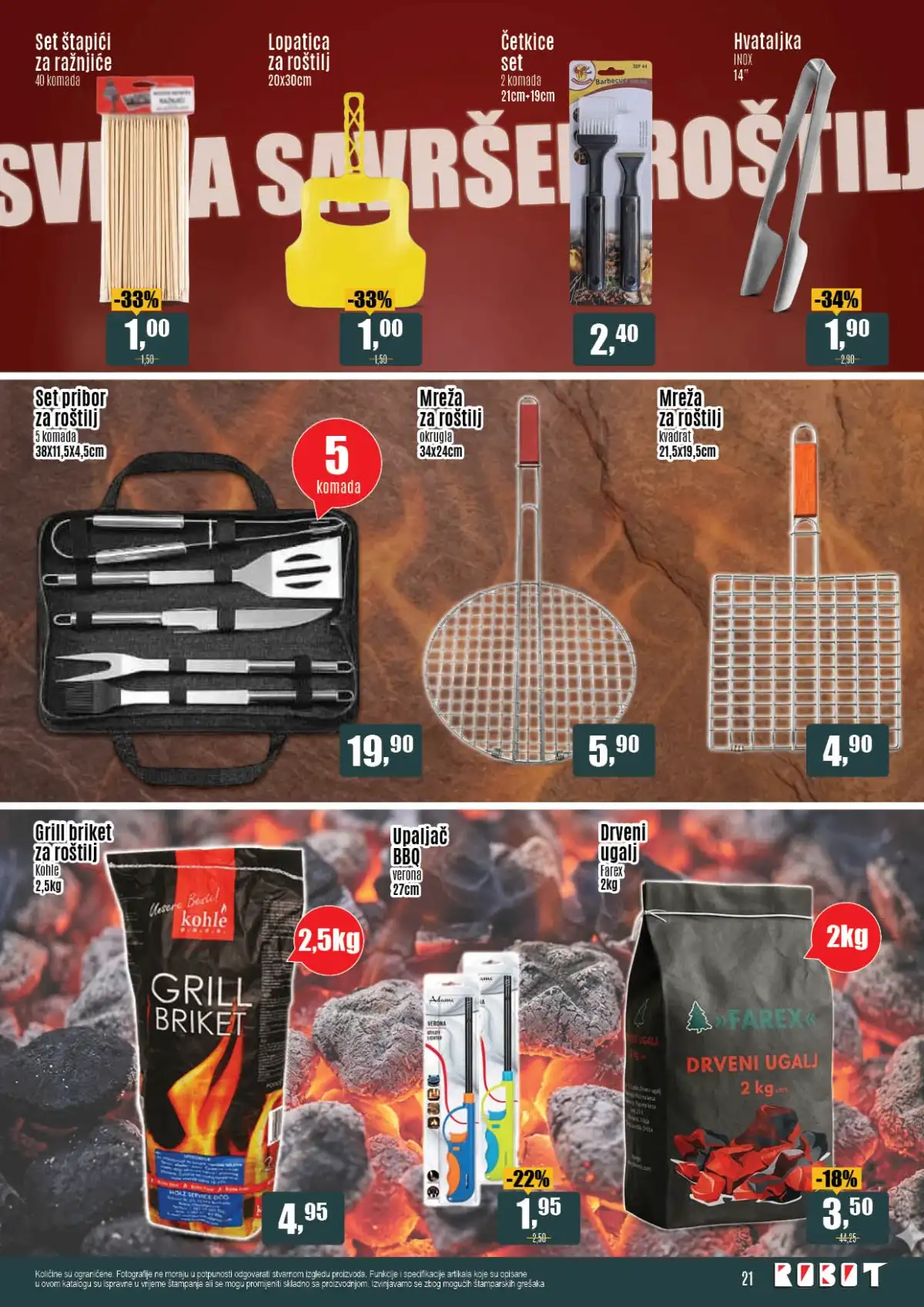 Robot prvomajska akcija do 45 posto sniženja prehrana piće kućne potrepštine april 2026 strana 21