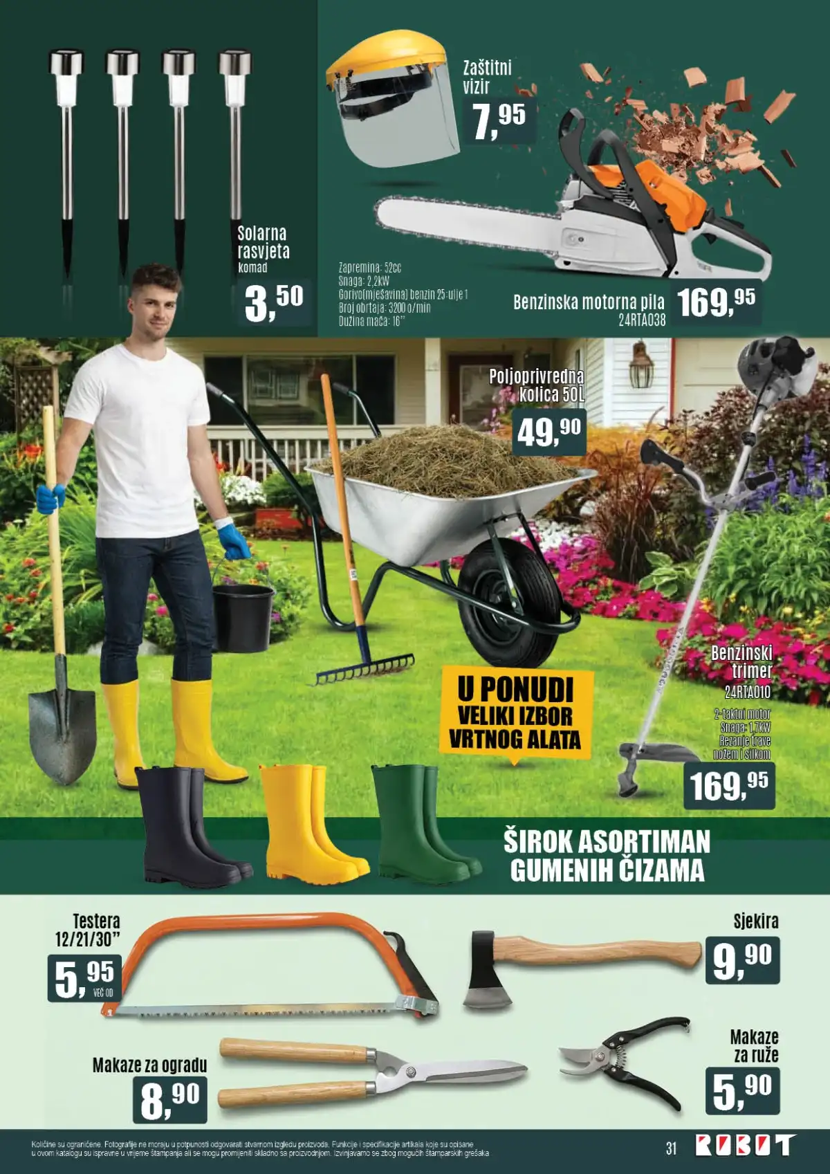 Robot prvomajska akcija do 45 posto sniženja prehrana piće kućne potrepštine april 2026 strana 31