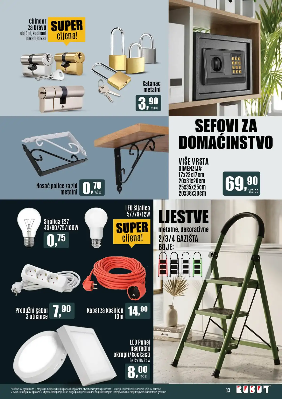 Robot prvomajska akcija do 45 posto sniženja prehrana piće kućne potrepštine april 2026 strana 33