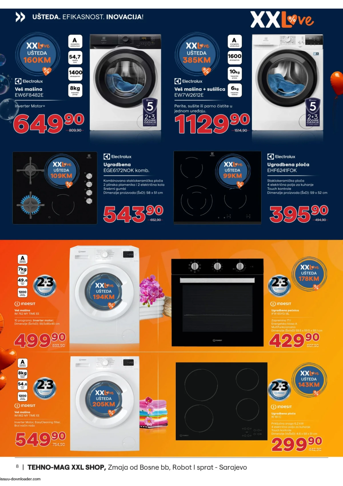 Tehnomag Electrolux i Indesit bijela tehnika na akciji do 31.05.2026