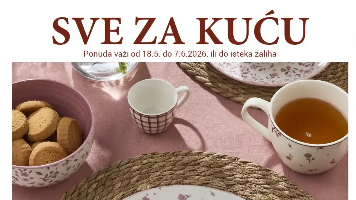 Tropic Sve za kuću katalog do 07.06.2026 – posuđe, tave, kalupi i kuhinjski dodaci na sniženju do 58 posto