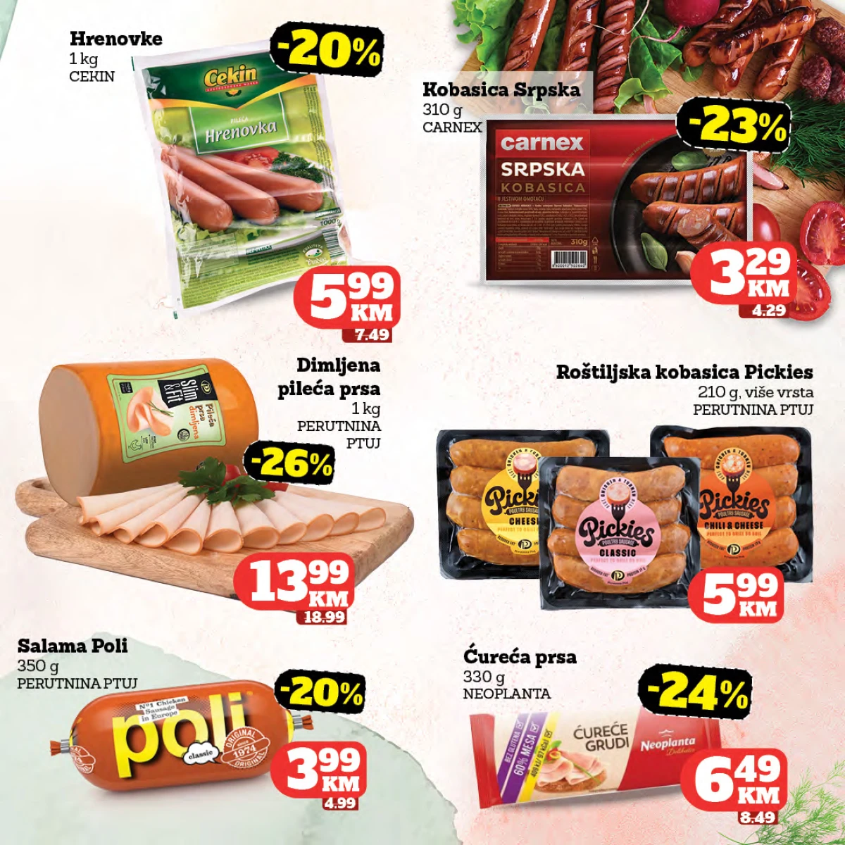 Tropic XXL ušteda katalog – hrenovke, kobasice i pileća prsa na sniženju | strana 05